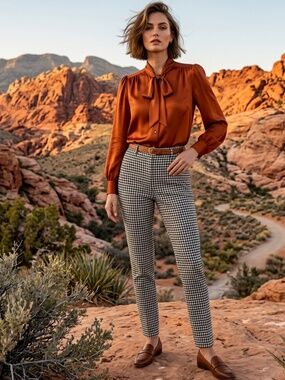 Brenda Beddome Geometric Print Pants